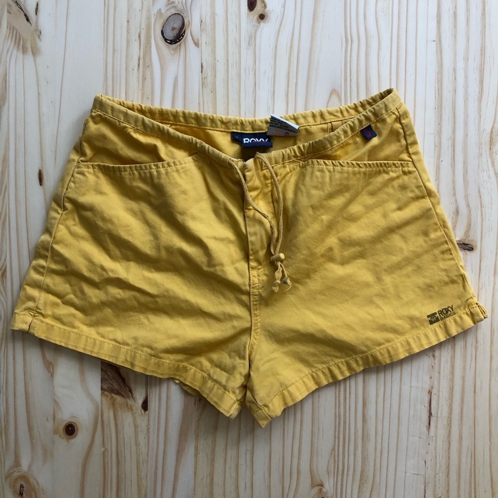 Yellow shorts